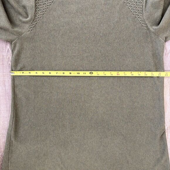 J.Jill Womens Green Sweater Dress 2X Cotton Capsule Classic Minimalist Teacher - Picture 10 of 12